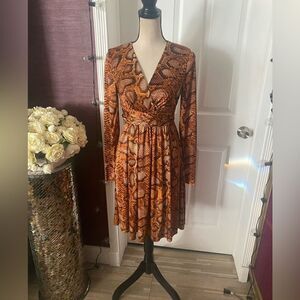 Altuzarra snake print dress, size 4